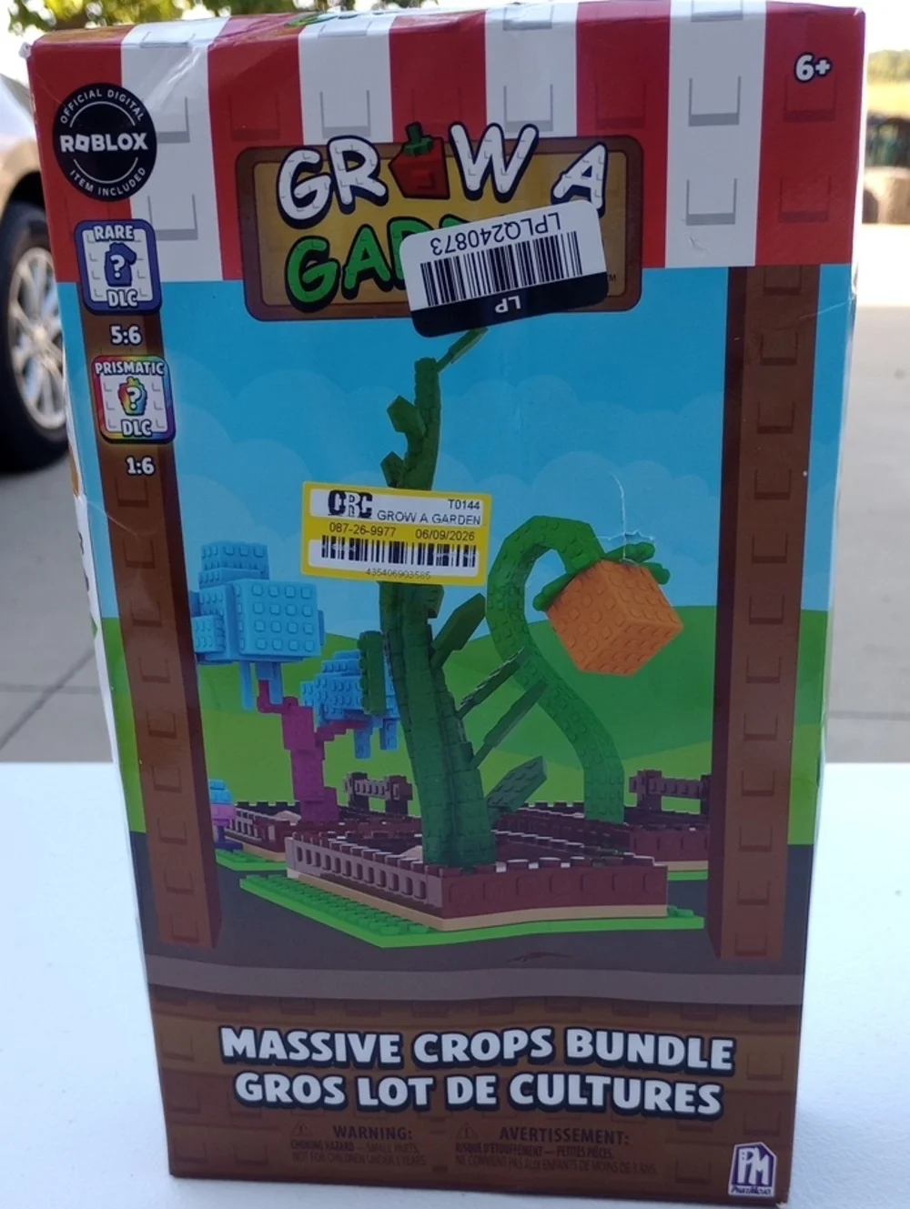 Roblox Grow A Garden Massive Crops Bundle NIB